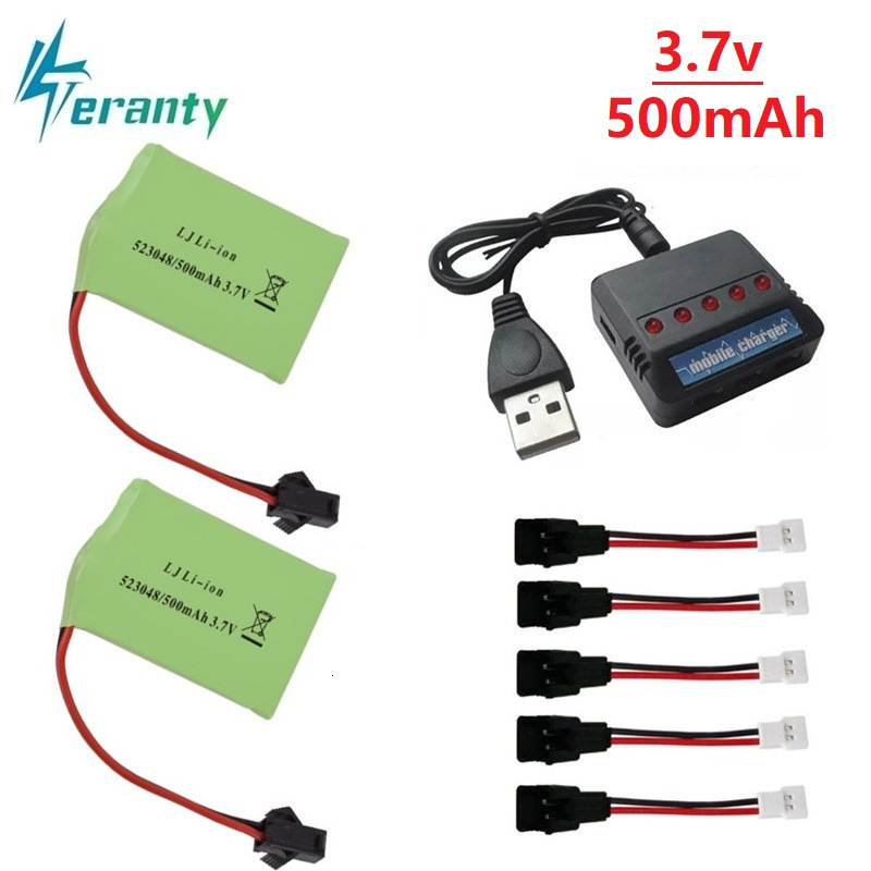 Drone Battery Li-Ion - 3.7V 500MAh Li-ion 523048 Pin +