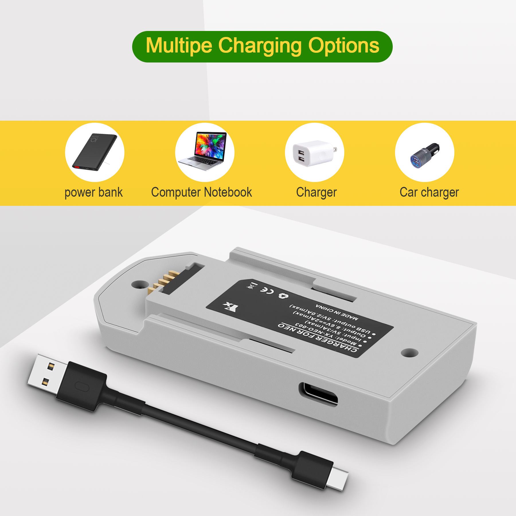 Bidirectional USB Battery Char - đánh giá và giá Drone Battery Bag