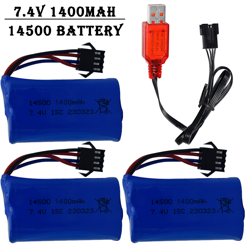 7.4V 1400mAh 14500 Lithium-Ion - đánh giá và giá Drone Battery Li-Ion