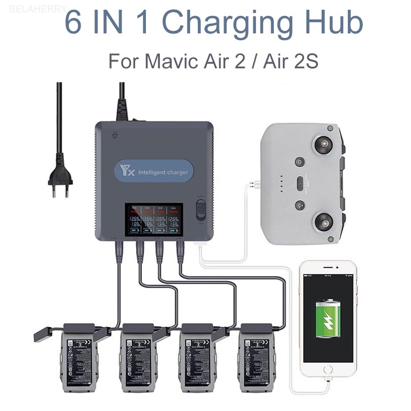 6 Trong 1 Màn Hình Hiển Thị Kỹ - đánh giá và giá Drone Battery Balance Charger