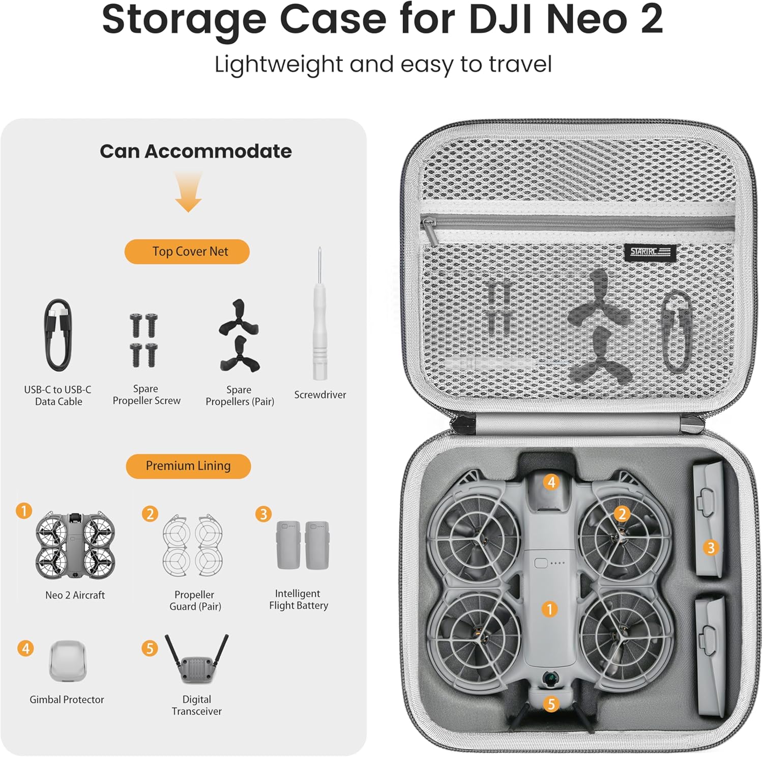 STARTRC Neo 2 Portable PU Shou - đánh giá và giá Drone Battery Bag
