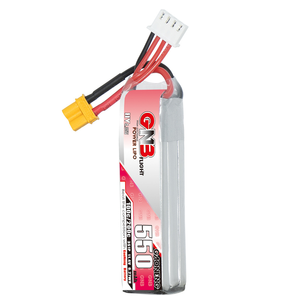 GNB HV 11.4V 550mAh 100C/200C  - đánh giá và giá Drone Battery 3S