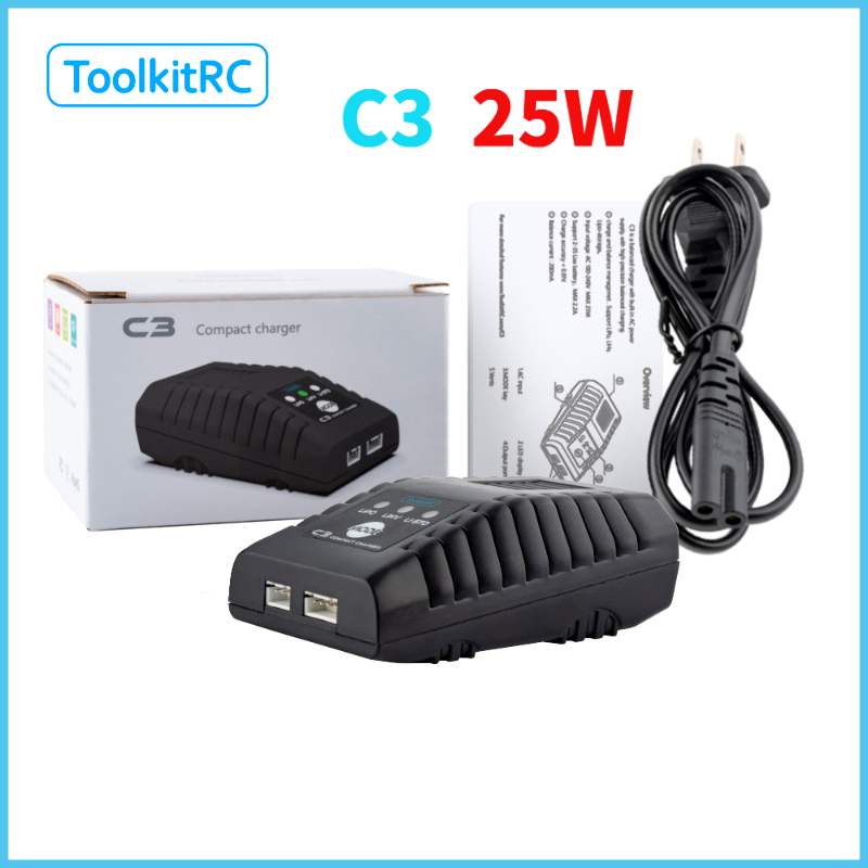ToolkitRC C3 Balance Charger 2 - đánh giá và giá Drone Battery 3S