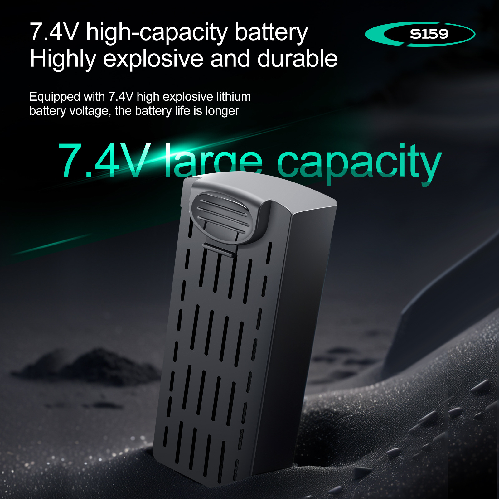 S159 Battery 7.4V 2200mAH S159 - đánh giá và giá Drone Battery Li-Ion