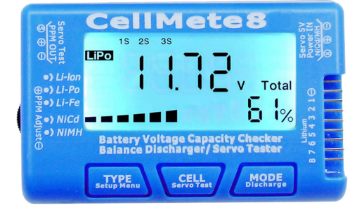 RC Cellmeter8 Cellmeter7 Digit - đánh giá và giá Drone Battery Alarm