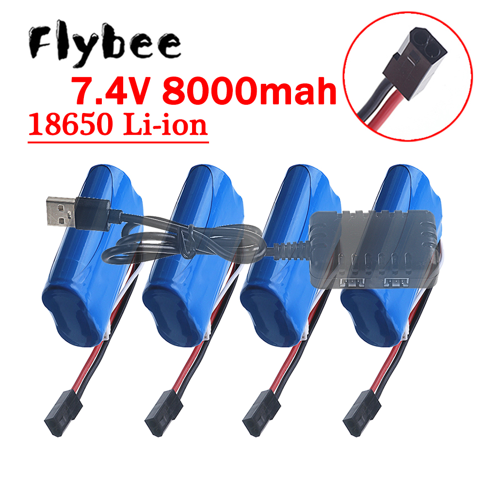 (5500 Plug) 18650 7.4V 8000Mah - đánh giá và giá Drone Battery Li-Ion