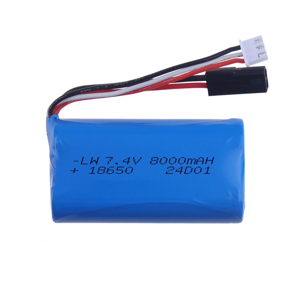 (5500 Plug) 18650 7.4V 8000Mah - đánh giá và giá Drone Battery Li-Ion