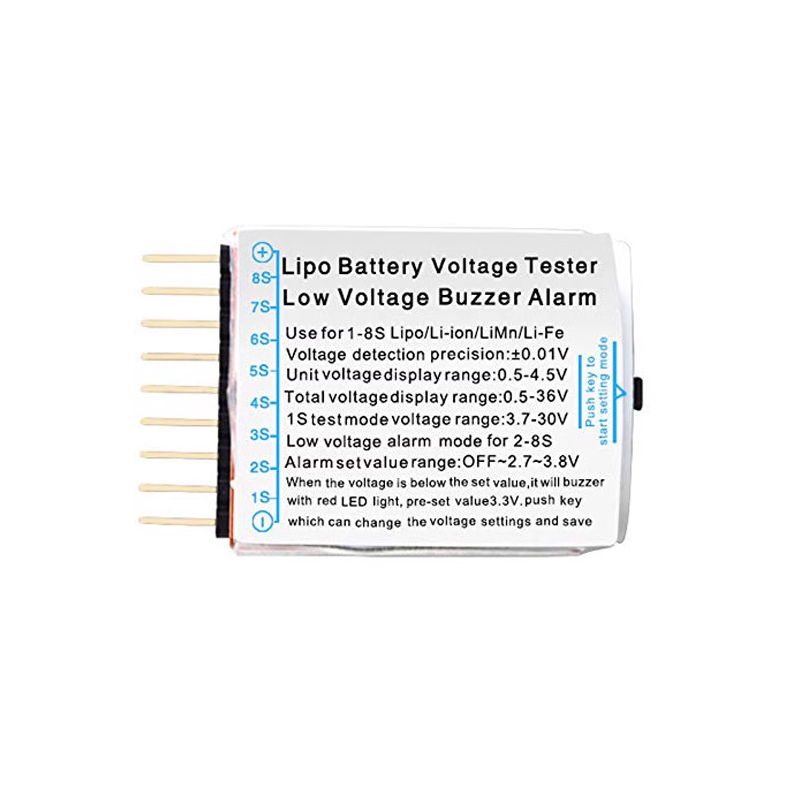 RC Car Cell Checker BB ring Li - đánh giá và giá Drone Battery Voltage Checker