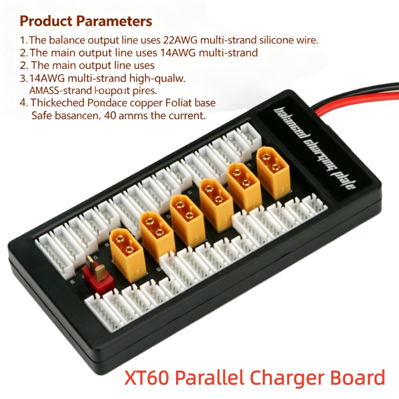 6 in 1 XT60 Parallel Charging  - đánh giá và giá Drone Battery Parallel Board