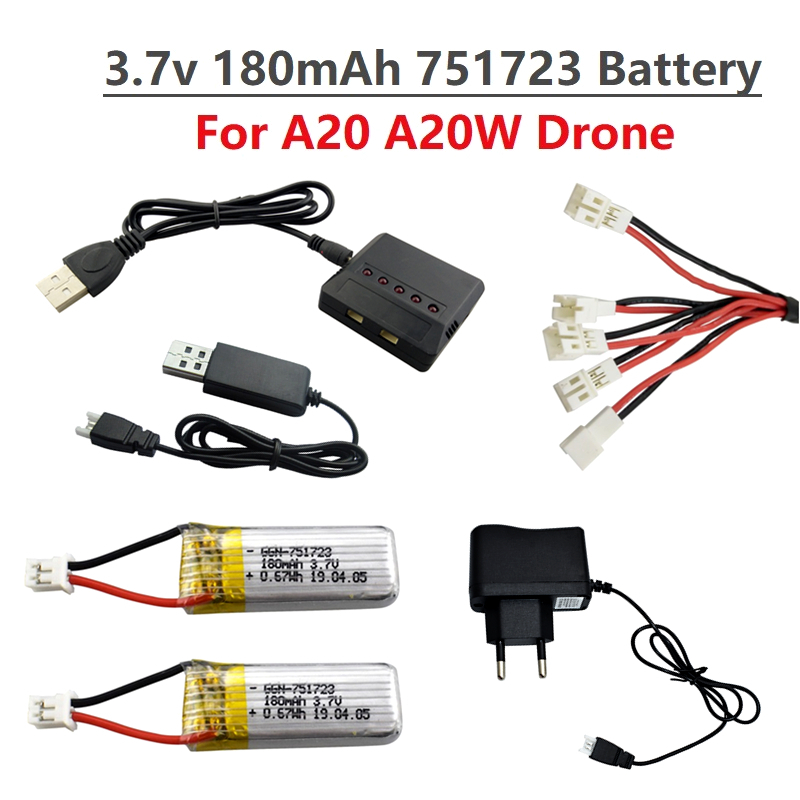 Ban Đầu 3.7V 180MAh Lipo Pin V - đánh giá và giá Drone Battery Balance Charger