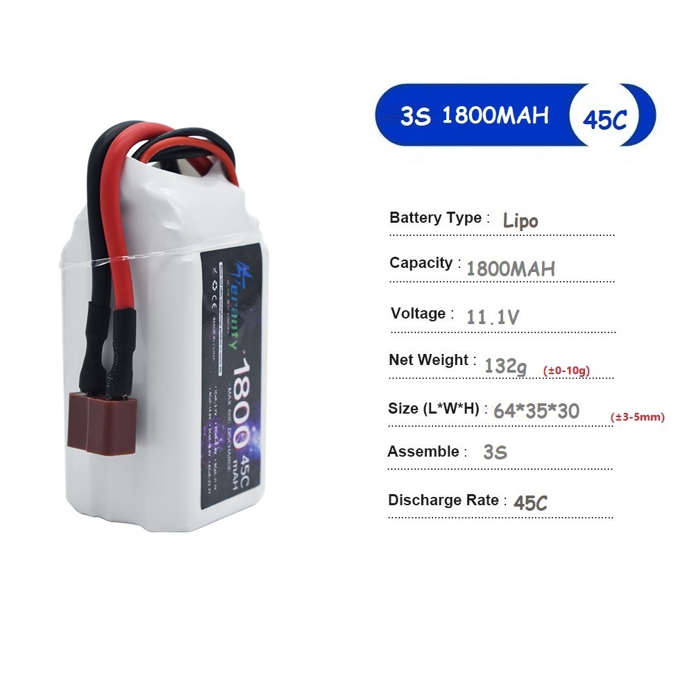 11.1V LiPo Battery 3S 1500mah  - đánh giá và giá Drone Battery 3S