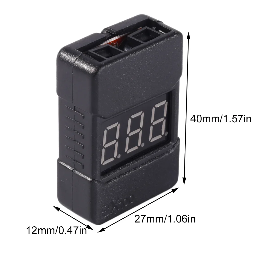 BX100 1-8S Lipo Battery Voltag - đánh giá và giá Drone Battery Alarm