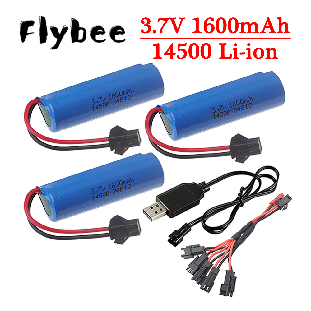 Original 3.7v 14500 1600mAh Li - đánh giá và giá Drone Battery Li-Ion