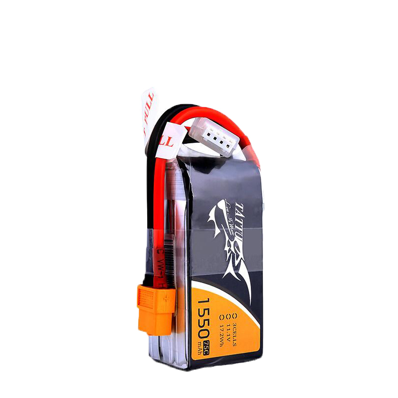 TATTU 3S 11.1V 1550mAh 75C LiP - đánh giá và giá Drone Battery 3S